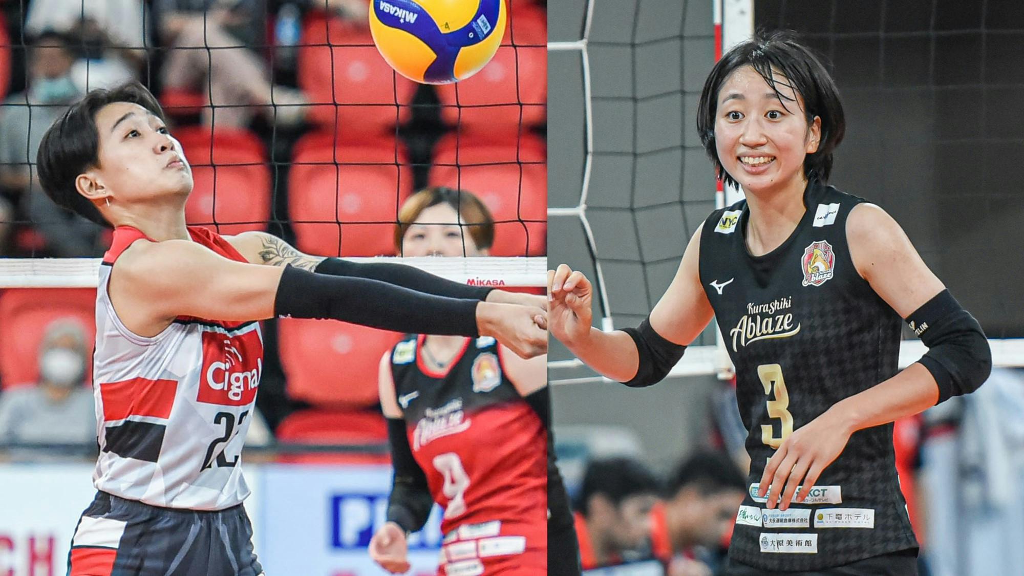 Gel Cayuna, Cignal get respect from Kurashiki despite straight-sets loss